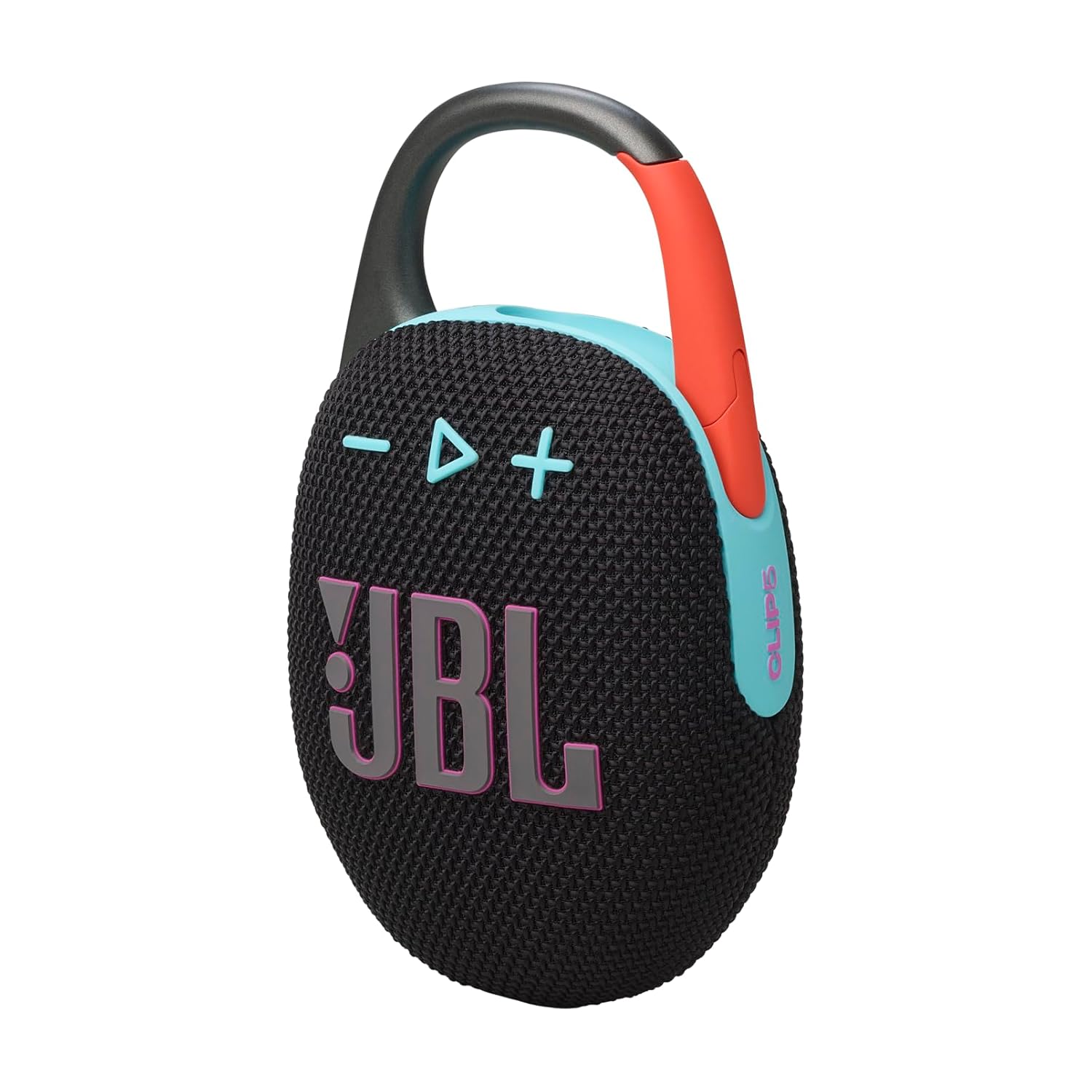سماعة بلوتوث لاسلكية ومحمولة Clip 5 من JBL | أسود / برتقالي سماعة بلوتوث لاسلكية ومحمولة Clip 5 من JBL | أسود / برتقالي
